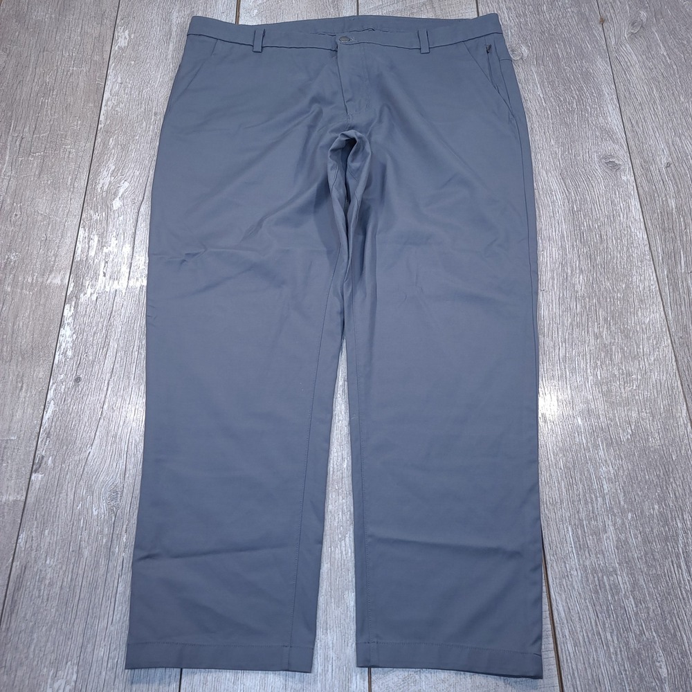 Lululemon Commission Pants Mens 40x29 Gray ABC Technology Chino Trousers